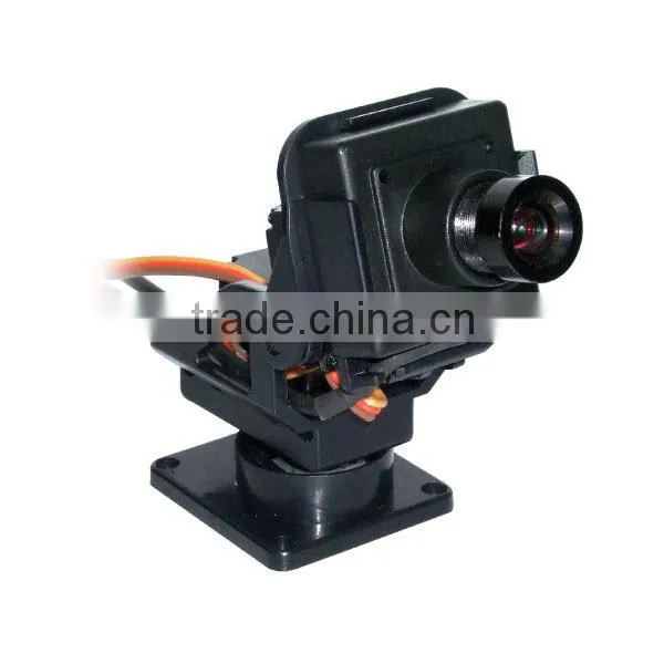 C80 Pan Tilt helicopter outdoor rc camera with mount servo for aerial photography