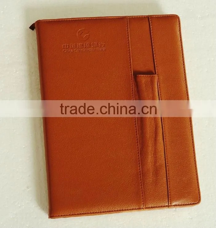 2014 Hot selling customized leather school note book