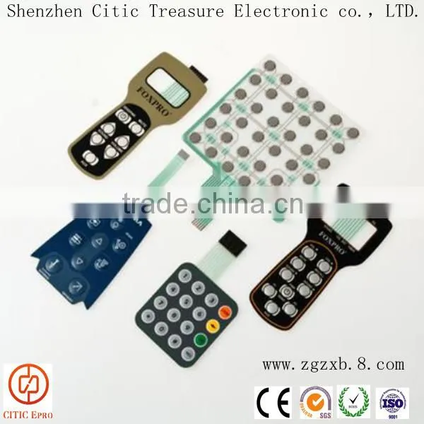 Colorful Push Button Silicon Rubber Keypads For Remote Control