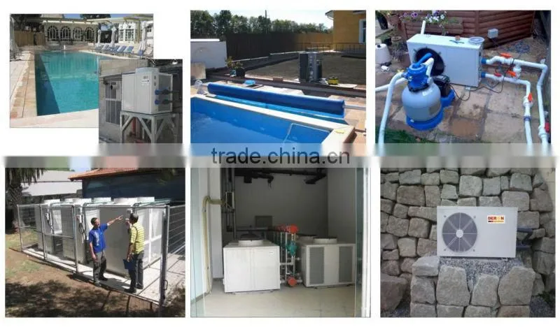 China Manufacturer Air to Water Air Source Swimming Pool Heat Pump Hot Water Heater