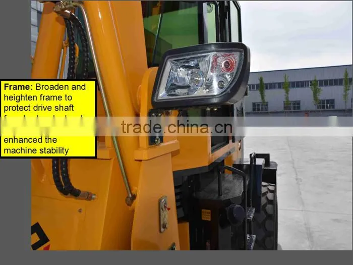 1.5 ton garden trucking mini wheel loader with CE