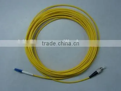 Yellow Color OM1 Fiber Optic Patch Cord With FC/LC Simplex Connector