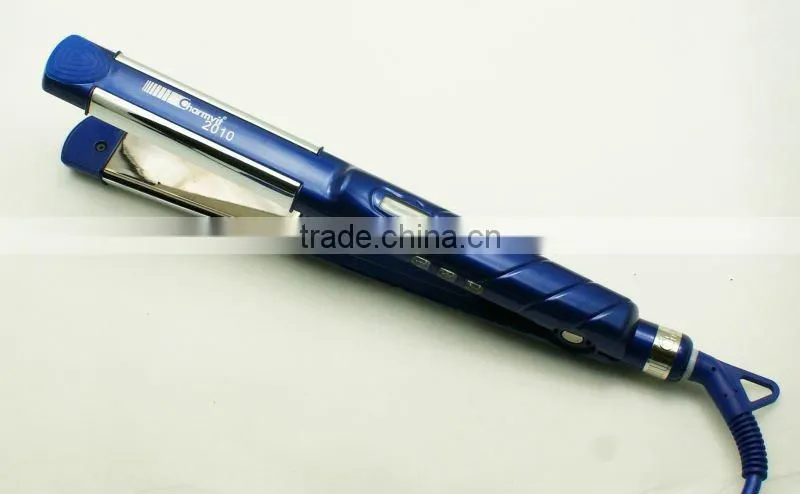 professional LED multifunctional titanium hair salon straightener B030
