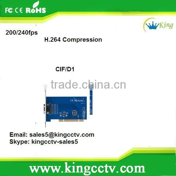HK-6208S H.264 driver dvr card 8ch