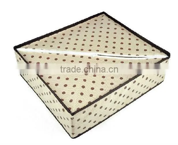 Nonwoven storage box without cover