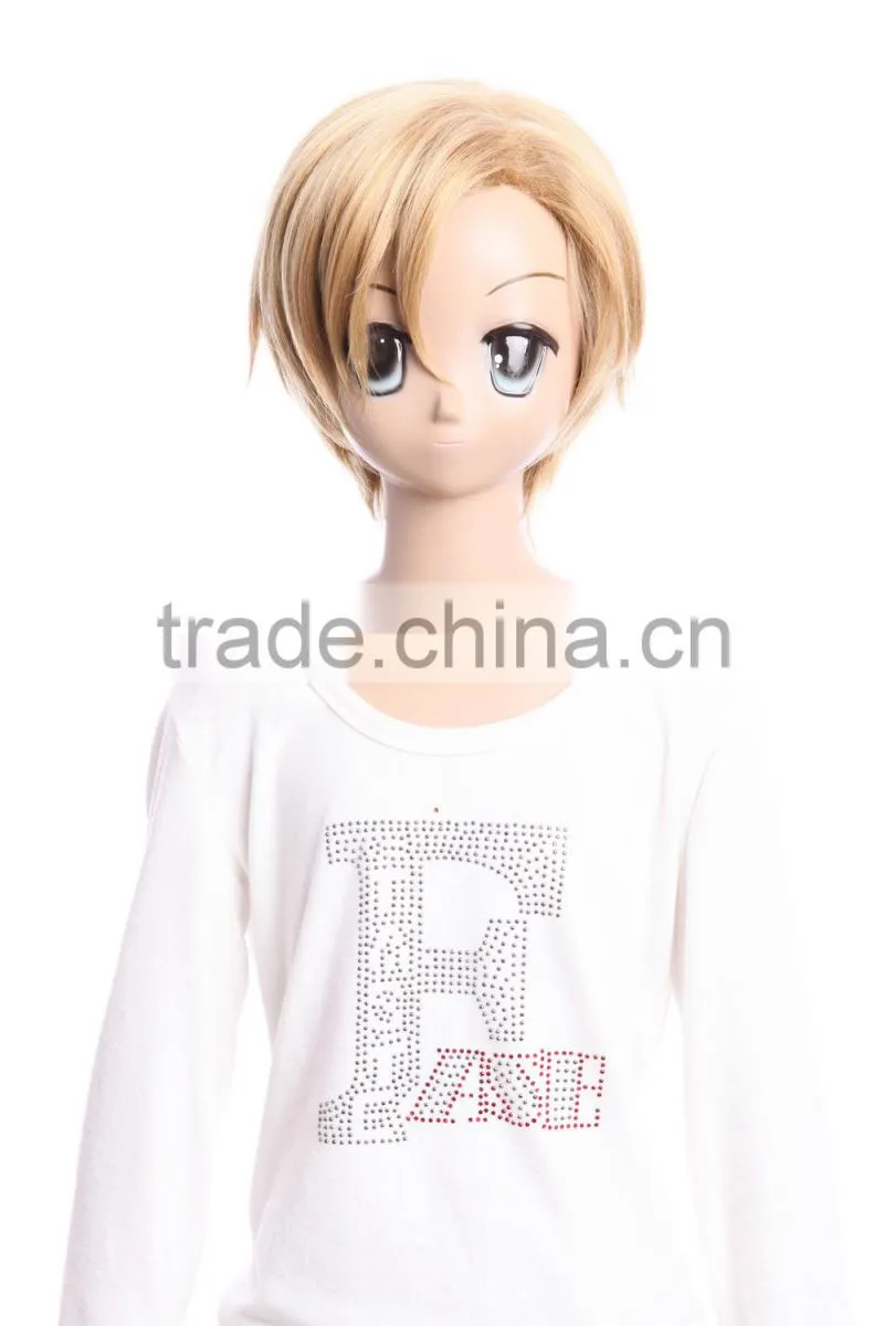New product Korea fiber wig BLOOD-C nanahararumito male short brown cosplay wig