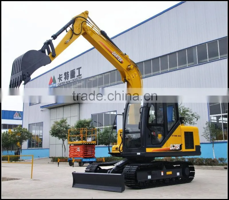 CE / ISO , 8.5 Ton Compact China Made Cheap Brand New Excavator, CE / ISO Certificate, CT85-8A , CT85-8B