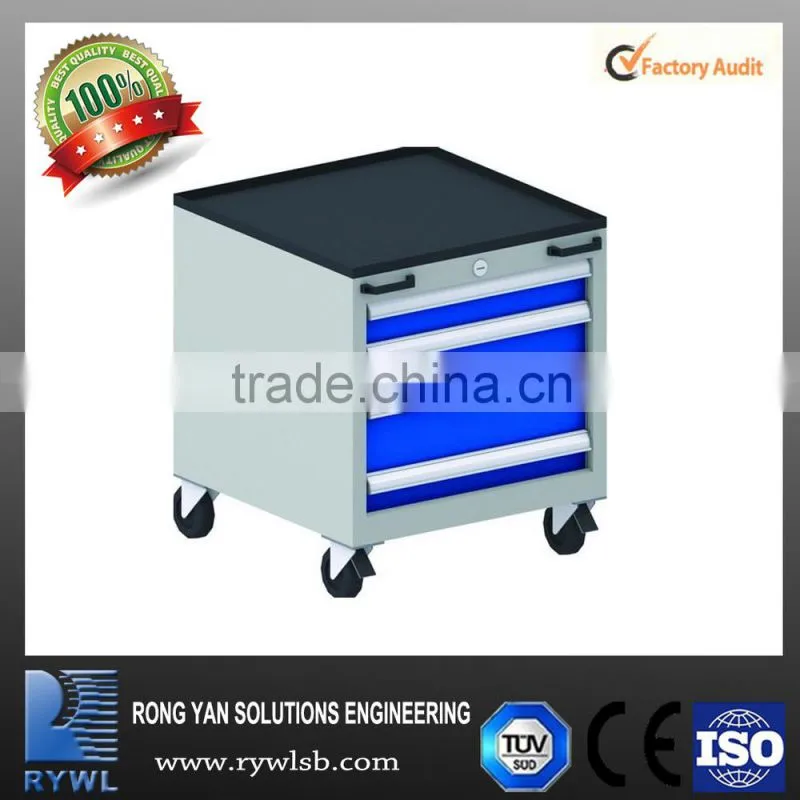 2015 Hot sale RYWL Galvanized Cold-rolled Steel tool box and tool cabinet with casters