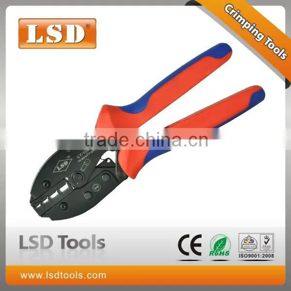 LY-1035GF cable ferrules crimping tool for press 10,16,25,35mm2 wire-end ferrules hot sale hand crimper