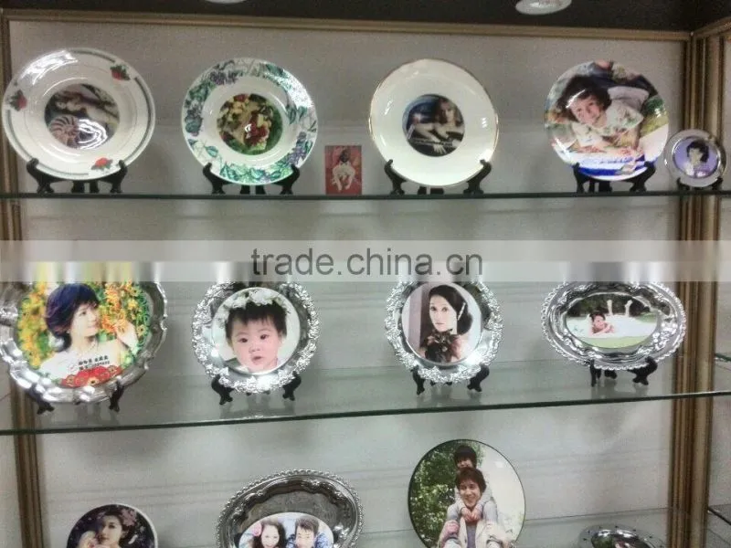 Coated photo plate for sublimation
