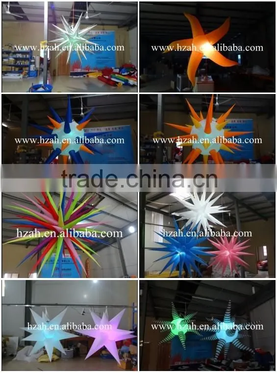 Colorful Light Up Inflatable Wedding Cone