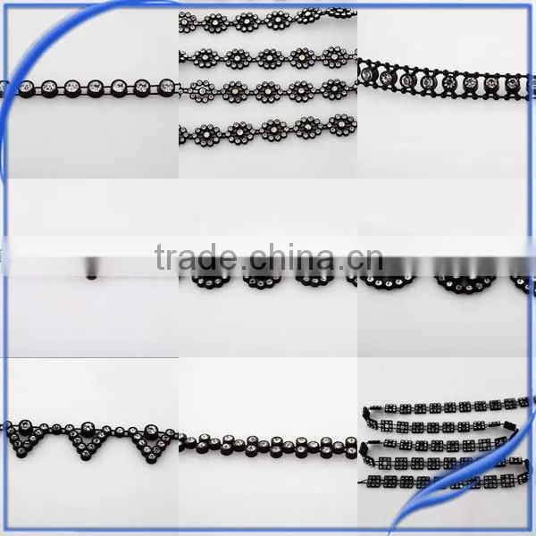 strass for shoes flowers bezel cup chain 10yards cup chain rhinestone