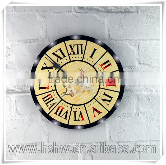 decorative MDF clock frame for sublimation