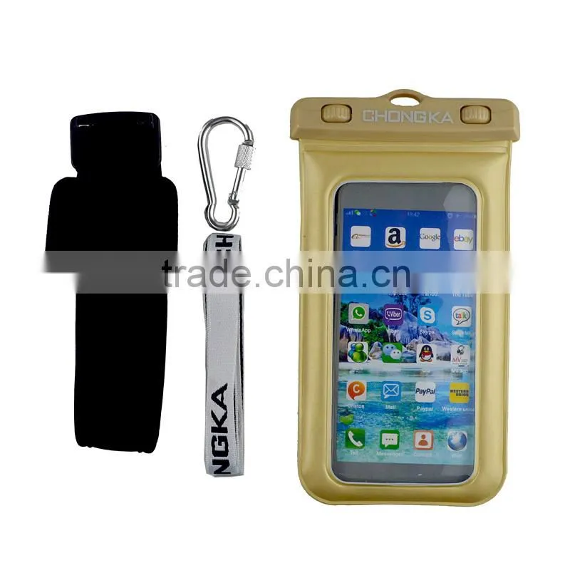 Promotion Gifts PVC Clear Waterproof Cover Phone Bags