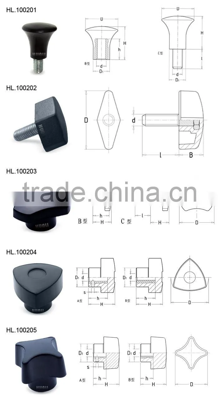 low cost high quality curtain knob