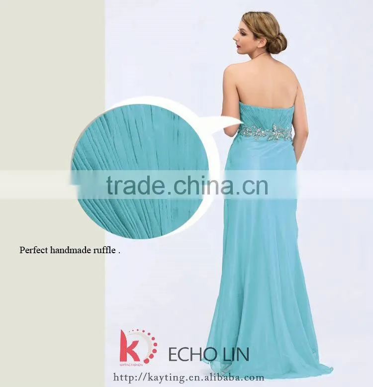 Sexy formal chiffon off shoulder bead evening dresses china