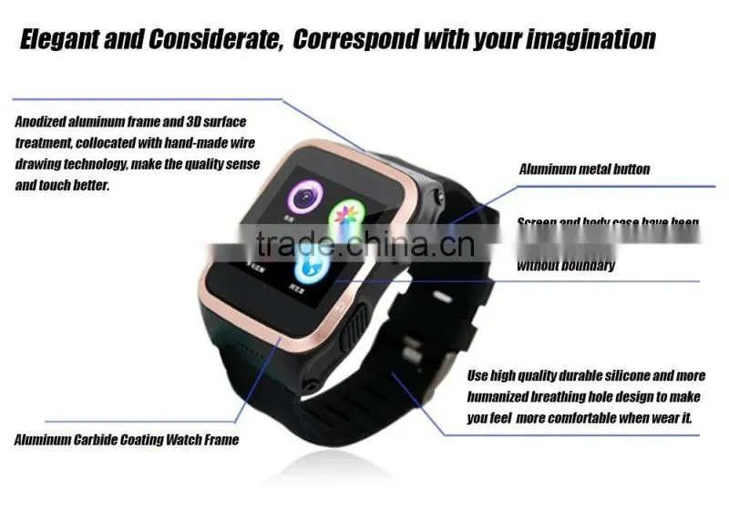 3G Smart Watch S83 Clock Sync Notifier buit-in Camera Support Sim Card smartwatch for Apple iPhone Android Phone PK DM365 DZ09