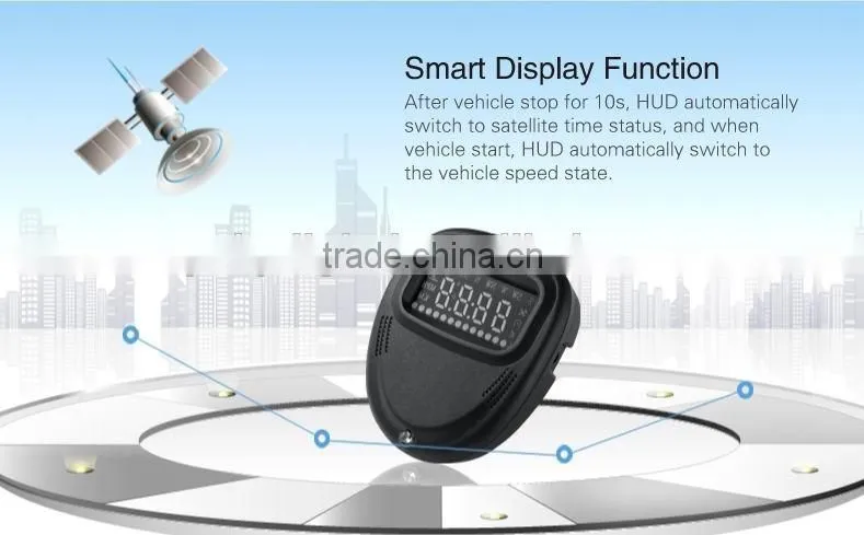 A1 GPS Head Up Display A1 GPS HUD OBD-II HUD Head Up Display Apply for All Cars in the World