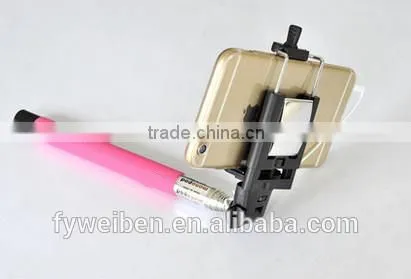 selfie stick wireless bluetooth with remote controll made in china for mobile accessory