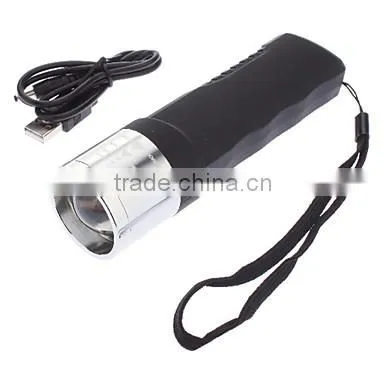 crank dynamo led rechargeable flashlight