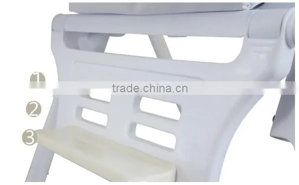 2016 new design restaurant baby high chair, portable baby high chair