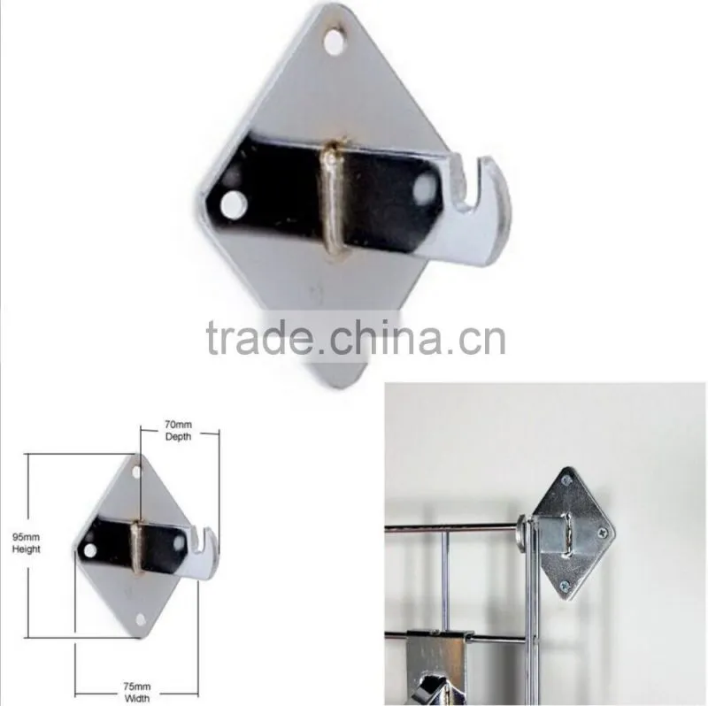 Wall shelf display hook / wall mesh supporting hook