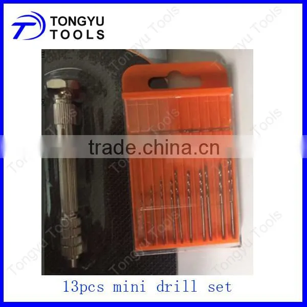 Double Chuck Pin Vise and Hand Drill for Micro Drill Bit