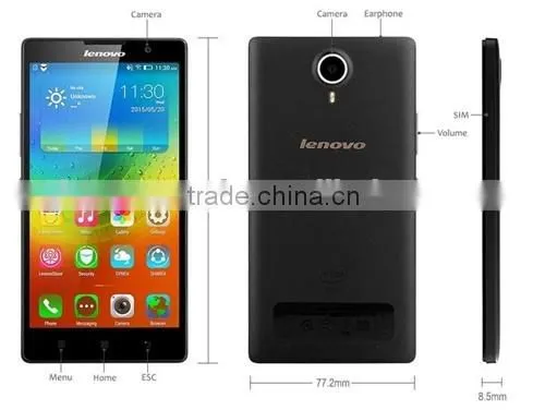 Original Lenovo K80M FDD LTE 4G Intel Atom Z3560 Quad Core Android 4.4 2GB RAM 32GB ROM 13MP 5.5 1920*1080P Mobile Phone