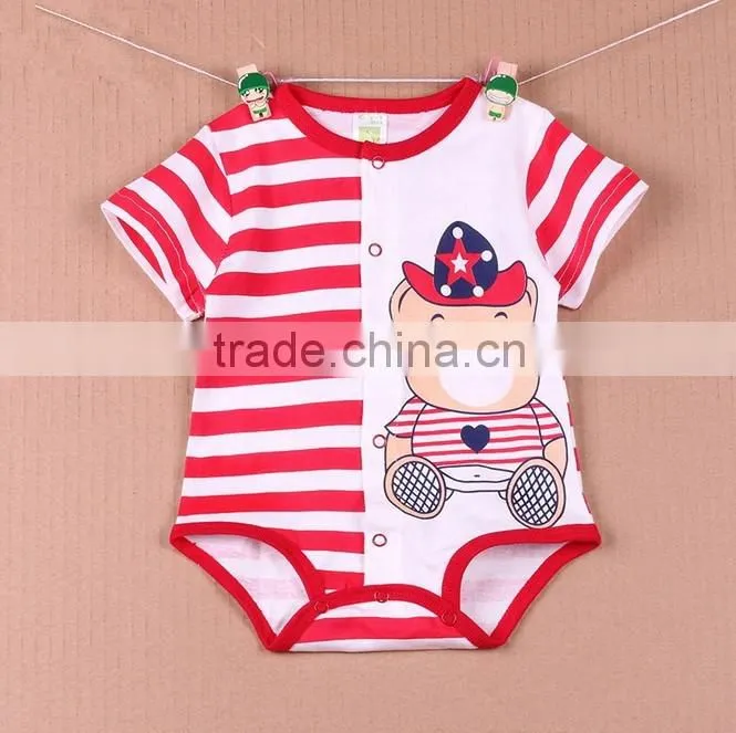 Body Romper baby clothes piece dress clothing triangular short sleeved summer romper for new born