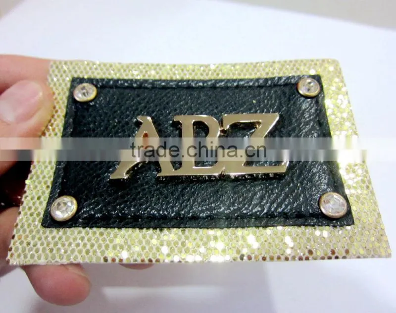 fashion jeans leather label in 2016