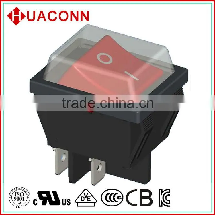 HS9-A-04K0-BR03(waterproof cap) quality latest laser rocker switch with led light