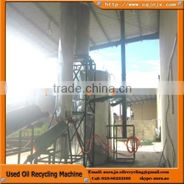 recycling used motor oil/motor/engine oil recycle to diesel in waste Management Machine