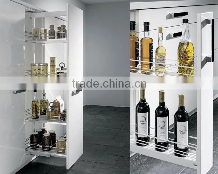 high quality customized kitchen cabinets with uv decorative board MDF kitchen cabinet factory