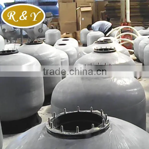 Top mount swimming pool quartz sand filter