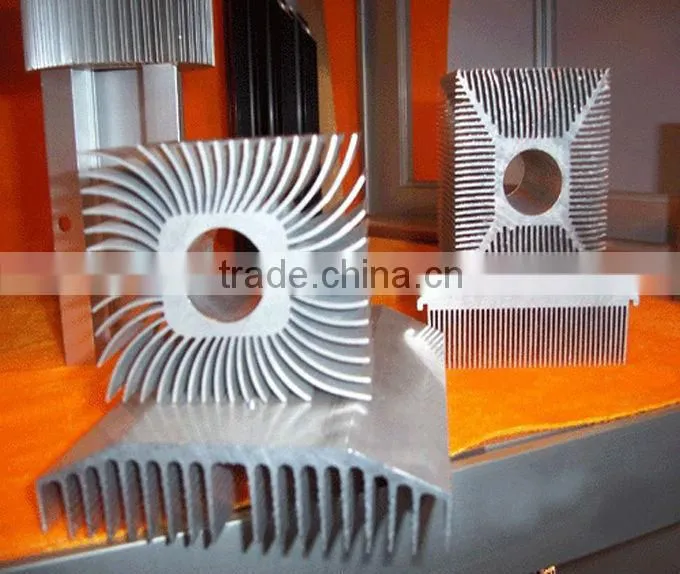 Aluminum curtain wall profiles with anodized powder coated surface