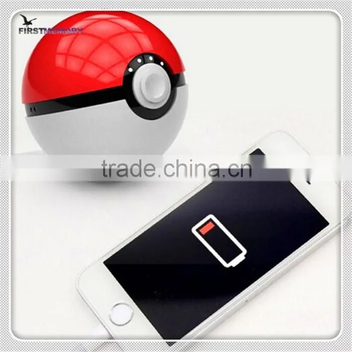 New arrival External Charger Pokemon GO 12000mAh Power Bank for i-Phone