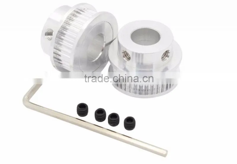 40 Teeth GT2 Timing Pulley Bore 5mm/6.35mm/8mm/10mm/12mm For 2GT Timing Belt Width 6mm 3D Printer Parts Aluminum Pulleys