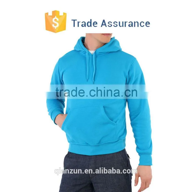 Men Plain Fleece Warm Hoodie Sport Sweatshirt Pullover Sweatshirts