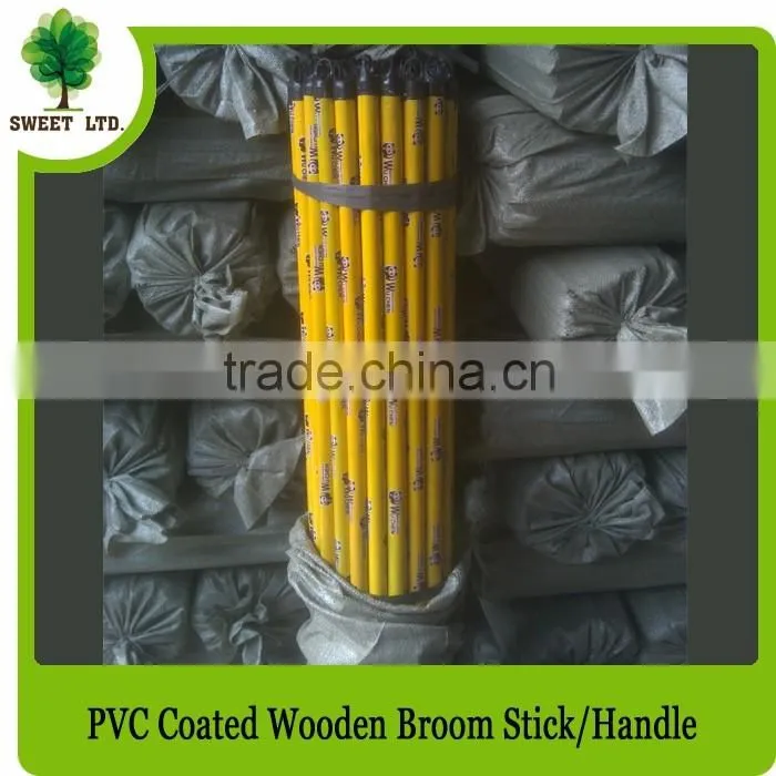 plastic cover eucalyptus material wooden mop handle
