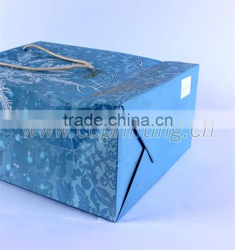 tea paper packaging bag with ribbon handles
