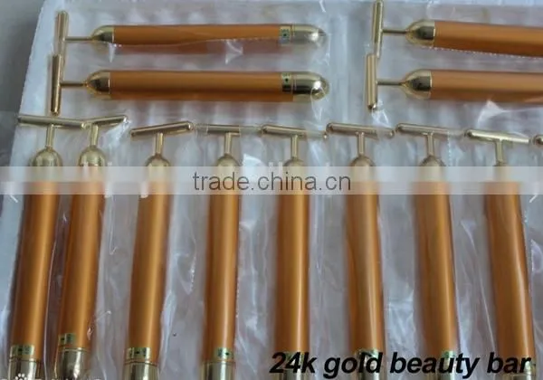 2014 hottest 24k gold vibration beauty bar Japan