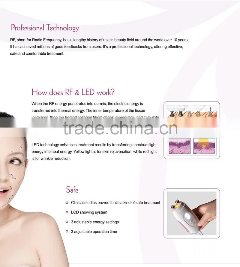 DEESS machine radio frequency facial radio frequency homing devices for home use