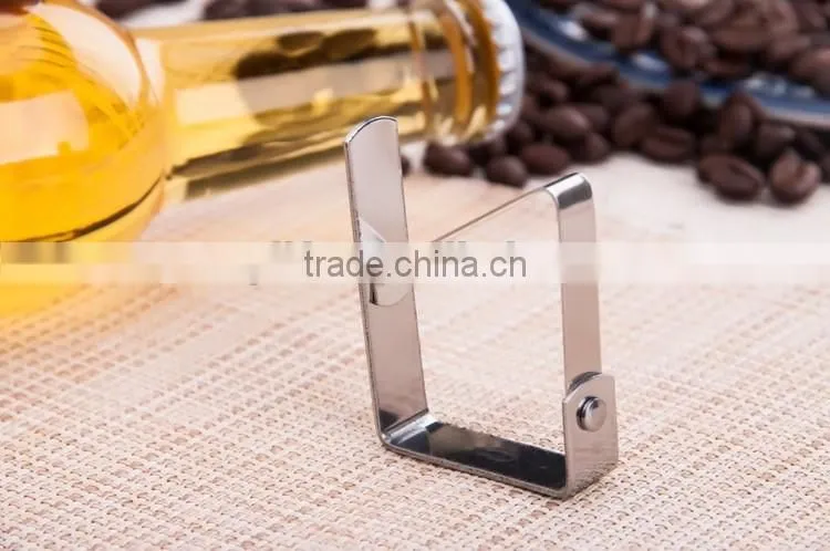 wholesale household items metal tablecloth weight clip Tablecloth Clamps holder
