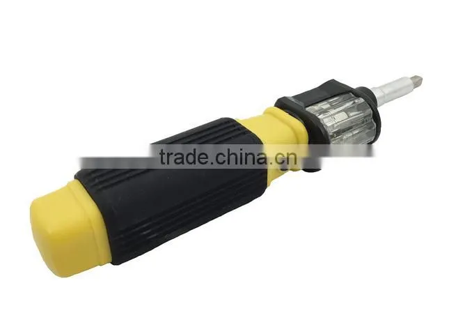 6 in 1 Multifunction Portable Hand Screwdriver All-in-One Screw driver and Bit Set