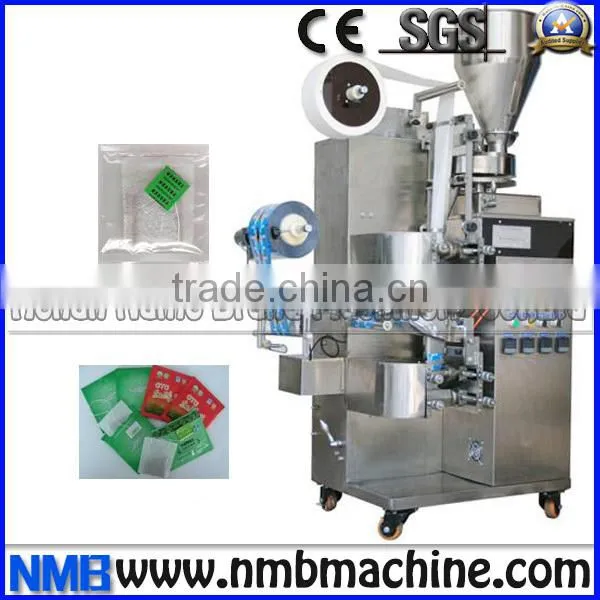 2016 New Design automatic small inner and outer tea bag packing machine price