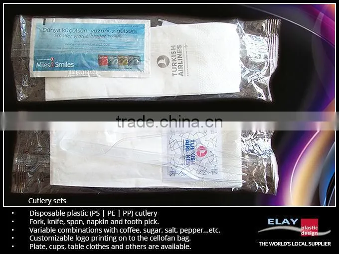 Disposable Plastic Cutlery Packs