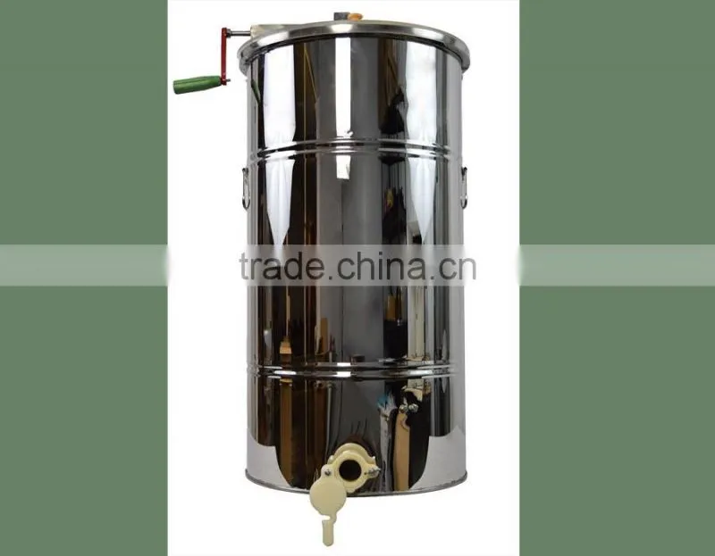 Apiculture manual stainless steel/plastic 2 frame reversible honey extractor electrica