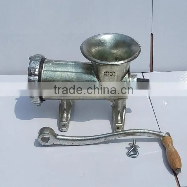 5# 8# 10# #12 22# 32# Cast iron electroplate tinned hand operate meat mincer manual meat grinder