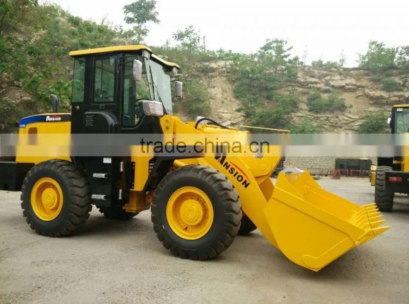 3 TON wheel loader price with 1.7 CBM bucket and 92 kW DEUTZ diesel engine