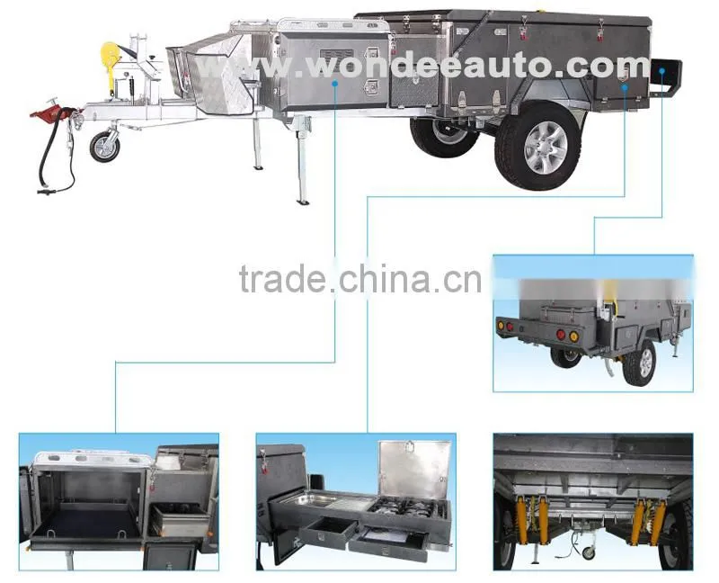 Ligh Duty Aluminum Forward Fold Camper Trailer